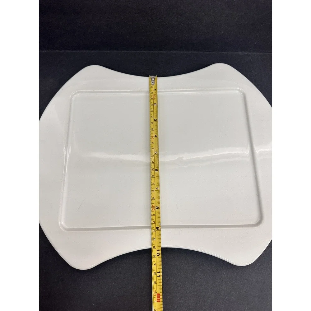 Bizzirri Handmade Platter Serving Dish Plate White Made in Italy